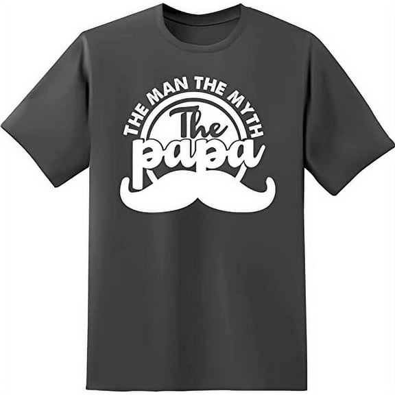 RedBarn The Man The Myth Is Papa Love His Family Fathers Day Gift Mens Graphic T Shirts