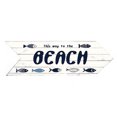 thumbnail image 3 of Letrero de madera con forma de flecha para playa, guía de caminos junto al mar, decoración de pared, indicador colgante, placa decorativa para pared de casa de playa, 3 of 5