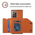 thumbnail image 2 of Back Flip Wallet Case for Samsung Galaxy Note 20 Ultra, Slim Skin Friendly PU Leather Folio Case with Stand Card Slots Magnetic Closure Wrist Strap Phone Cover for Samsung Galaxy Note 20 Ultra,Brown, 2 of 11