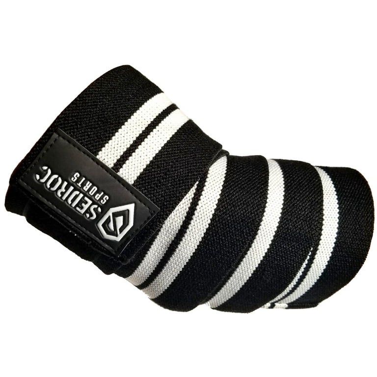 最も完璧な Sedroc Sports Weight Lifting Elbow Wraps Powerlifting サポーター