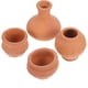 thumbnail image 4 of 4pcs macetas de terracota en miniatura pequeñas macetas rojo macetas, 4 of 5
