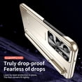 thumbnail image 7 of SaniMore Case for Samsung Galaxy S22 Ultra 6.8" 2022 with Hidden Kickstand & S Pen Slot & Stylus, Anti-scrctch Drop-proof Tough PC Backplane Anti-shock Slim Shell for Galaxy S22 Ultra, Gold, 7 of 7