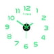 thumbnail image 2 of Pegatinas luminosas para reloj mural, relojes decorativos, adhesivos de pared 3D, reloj de pared DIY para comedor, 2 of 9
