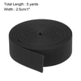 thumbnail image 2 of Bandas elásticas para coser de 1" (2.5 cm) 5 yardas de bobina de elástico negro para pelucas, cinturillas, pantalones, 2 of 6