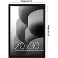 thumbnail image 4 of Americanflat 20x30 Poster Frame in Black with Polished Plexiglass - Thin Border 20 X 30 Inch Large Picture Frame for Wall, Poster Frames in Horizontal or Vertical Format, 4 of 5