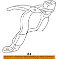 thumbnail image 2 of GM OEM Rear Seat Belt-Center Middle 88955216, 2 of 2