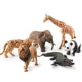 thumbnail image 4 of Juego de 8 figuras de animales de zoológico para niños, regalo, 4 of 4