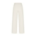 thumbnail image 4 of Women Wide Leg Pants Elastic Waisted Casual Linen Pants with Pockets Loose, 4 of 7