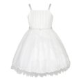 thumbnail image 1 of Girls Dress Off White Cape Pearl Belt Wedding Party 4 Years, 1 of 9