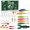 Green, variant on Complete Bass Fishing Lures Kit, Jig Heads Hooks Soft Worm Bait Set, Freshwater Hard Bait Tackle Box for Anglers (Black)