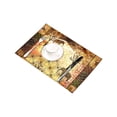 thumbnail image 3 of MKHERT Ethnic African Elephant with Tree and Flower Art Placemats Table Mats for Dining Room Kitchen Table Decoration 12x18 inch,Set of 4, 3 of 4