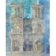 thumbnail image 2 of Hristova, Albena 12x14 White Modern Wood Framed Museum Art Print Titled - Paris at Dusk I, 2 of 4