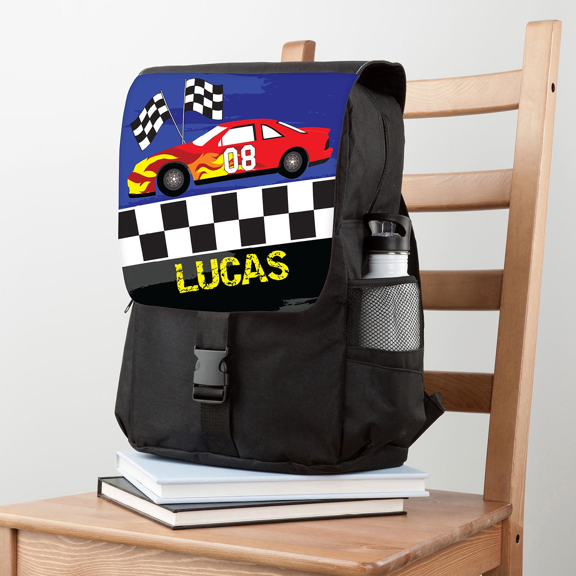 Personalized Race Car Backpack