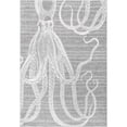 thumbnail image 4 of nuLOOM Thomas Paul Power loomed Octopus Area Rug, 4' x 6', Octopus Grey, 4 of 6