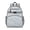 Grey, variant on Trippy Colorful Geometric Abstract School Backpack With Adjustable Straps Chest Buckle Lightweight Durable Bookbag For Student And Students