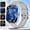 Sport White Black, variant on 1.83-inch unisex smartwatch with call and fitness functions. Compatible with Android phones, ideal for holiday gifting.