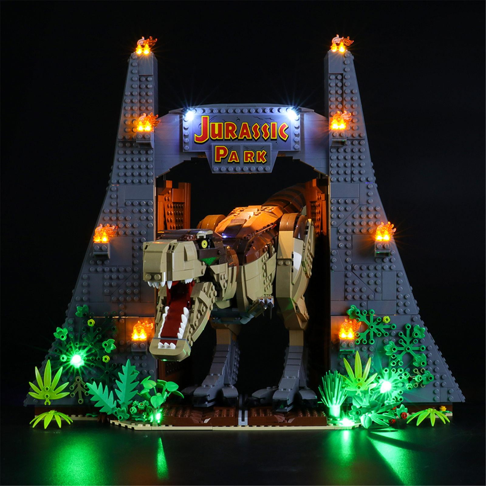 LED Light Up Kit For LEGO 75936 Jurassic Park T rex Rampage Toy Building Block 
