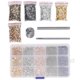 thumbnail image 4 of Leather Rivets Kit Double Cap Rivets Tubular Metal Studs Leather Fasten Rivets DIY Craft Rivets DIY Decorative SuppliesKit de remaches de cuero Amonsee No, 4 of 5