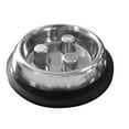 thumbnail image 5 of Dog Dishes Stainless Steel Healthy Slow Feeder Bowls Standard Embossed or No Tip (Embossed - 64 Ounces), 5 of 8