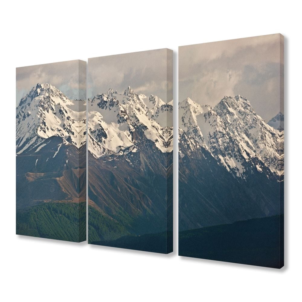 The Stupell Home Decor Collection Panoramic of the Southern Alps Canvas Wall Art