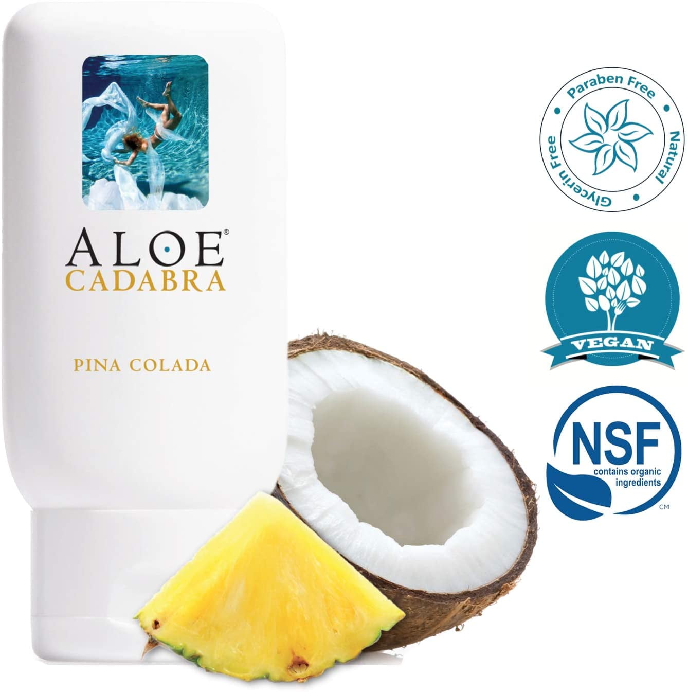 Aloe Cadabra Flavored Personal Lubricant & Moisturizer for Her, Him &  Couples, Best Natural Lube Oral Gel Pina Colada, 2.5 oz (Pack of 2) -  Walmart.com