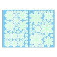 thumbnail image 1 of Pegatinas luminosas, en la oscuridad, Navidad, copo de nieve, pegatinas de pared, pegatinas de eficiencia maximizada, 1 of 8