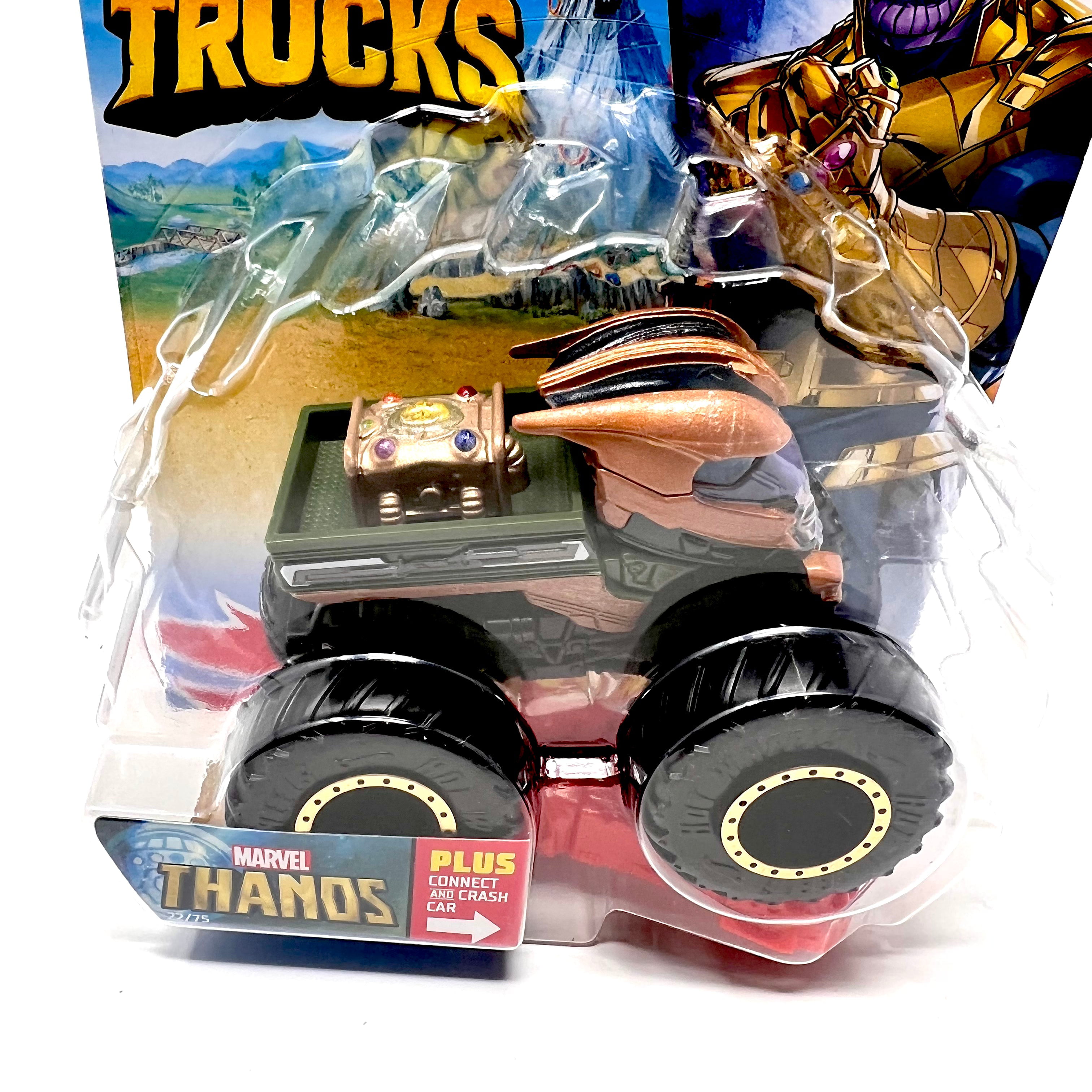 Hot Wheels Marvel Flip Fighters Thanos Avengers Crash Car 11cm