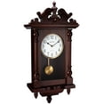 thumbnail image 4 of Olden Days Wall Clock with Real Wood, 4 Chime Options, Swinging Pendulum, Antique Vintage Design, 22" Large, 4 of 4