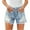 Z1 # Light Blue, variant on Olyvenn Women's Stretchy Pockets Jean Shorts Denim Printing Short Ripped Stretch Slim Junior Shorts Pocket Denim Shorts Summer Mid Waist Trendy Shorts for Women 2023 Light Blue 4