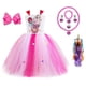 thumbnail image 2 of Vestido tutú de unicornio para niñas, traje de princesa Arco Iris Pastel, conjunto de fiesta de cumpleaños para niños, Navidad, Halloween zhangyuxiang unisex, 2 of 2