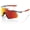 GREY CAMO-Red Lens, variant on 100% SPEEDCRAFT Performance Sunglasses - Soft Tact Oxyfire - Smoke Lens