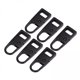 thumbnail image 1 of 2x 6 uds., Fijador de cremallera desmontable de metal, etiquetas de cremallera de repuesto, lengüeta de reparación, tirador de cremallera desmontable Hugo Etiquetas de cremallera de reparación negras, 1 of 10