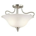thumbnail image 2 of Tanglewood Semi Flush 2-Light LED in Brushed Nickel, 2 of 2