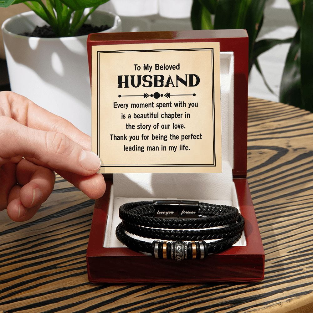 To My Husband Every Moment Spent With You Love You Forever Bracelet