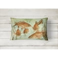 thumbnail image 2 of Carolines Treasures 8983PW1216 Red Fish Swim Fabric Decorative Pillow , 12H x16W, multicolor, 2 of 3