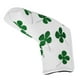 thumbnail image 4 of Good Luck - Funda para cabeza de palo de golf de cuatro hojas, felpa gruesa, en forma de L, color blanco, 4 of 10