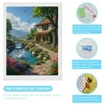 thumbnail image 3 of Diamond Art Kits for Adults, Idyllic Cottage Garden Scenery 5D Diamond Painting Kits for Adults Beginners, DIY Full Drill Diamond Painting, Gem Art and Crafts 12x16, 3 of 7