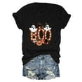 thumbnail image 4 of YDFCWXW Halloween Shirts for Women Pumpkin Face Bats Ghost Crewneck Short Sleeve Tee Shirt 2025 Funny Tops Cute Tshirts Black, L, 4 of 5