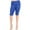 Royal Blue, variant on Women's Plus Size Lightweight Casual High Waist Solid Yoga Running Capri Leggings
