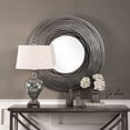 thumbnail image 5 of Uttermost 09418 Galtero 40" Round Industrial Forged Iron Framed Beveled Wall Mirror, 5 of 5
