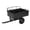 Black, variant on 750 LBS Capacity Utility Dump Trailer, 15 Cu Ft Heavy Duty Steel Garden Dump Cart with Removable Sides, Foot Pedal & Hand Pull Design, Compatible with ATV UTV Lawn Mower Tractor