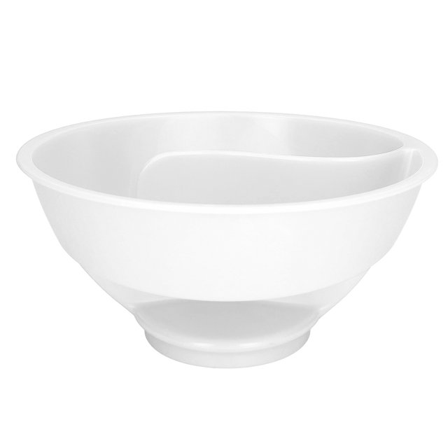 Divided Bowl, Cereal Divided Bowl Safe Large Capacity For Party For Camping Trip White