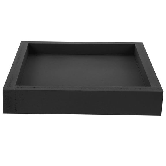 HEALEEP 1Pack Rectangular Plastic Planter Drainage Tray for Surface Protection in Gardens 11.8x11.8x1.7in