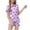 Purple, variant on Little Girls Pajama Set Graphic Print Kids Button Down Pajamas Set Toddler Sleepwears Christmas Pjs Kids 4T 5T