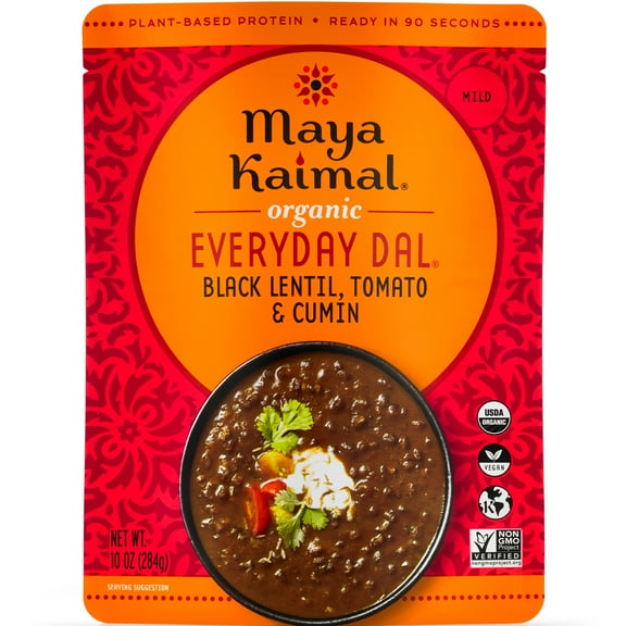 Maya Kaimal Organic, Everyday Dal Black Lentil Tomato Cumin, 10 oz