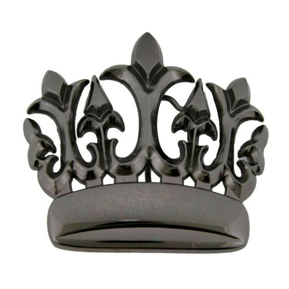 Crown Belt Buckle Royal Rock Rebel Gunmetal Finished Men Women New Tattoo Design