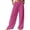 Hot Pink, variant on Outfmvch Flowy Pants for Women Flowy Wide Leg Drawstring High Waist High Waisted Linen Pants Women' S Culottes Women's Culottes Wide Leg Linen Pants with Side Pockets Baggy Straight Leg Beige S-2XL