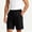c01Black, variant on (L-5XL) Big and Tall Men's Workout Shorts Solid Color Lightweight Quick Dry for Running Sports Athletic Gym with Pockets Black XXXL