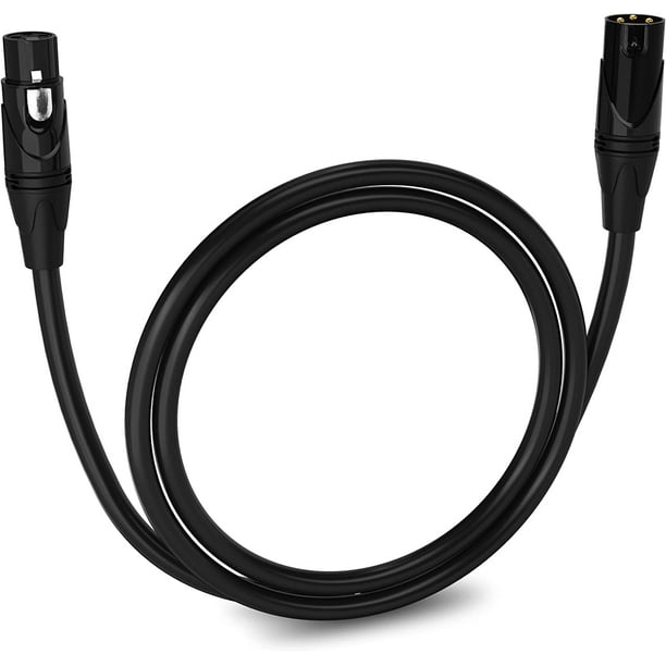 LyxPro 3 feet Microphone XLR Cable, Male to Female, 3 Pin Mic Cable