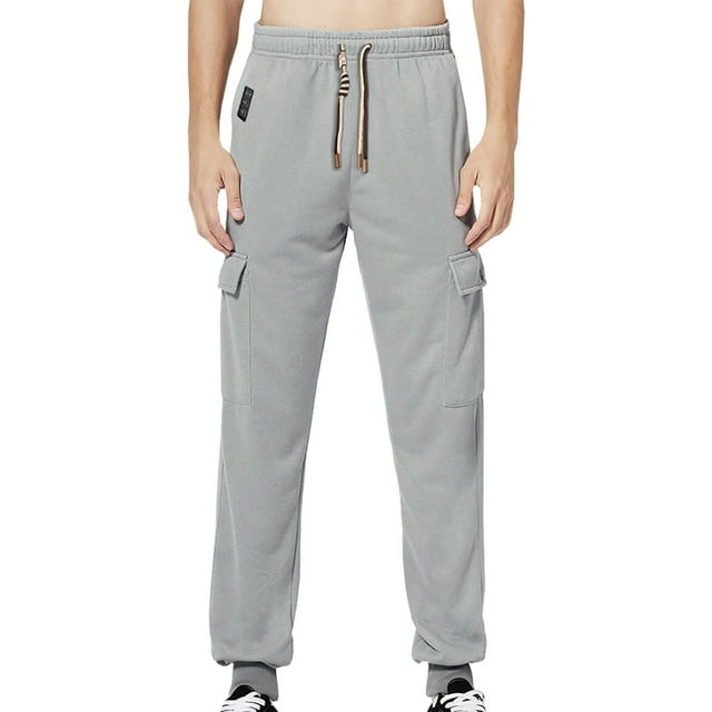 Pantalons Décontractés pour Hommes, Pantalons Chauffants Unis à la Mode
